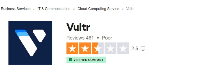 Vultr Customer Reviews